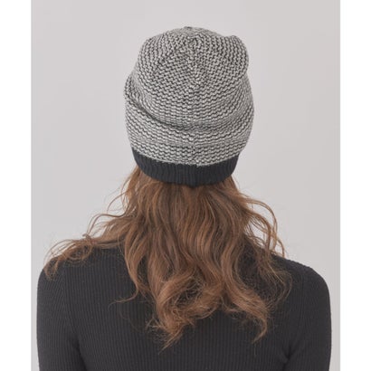 Chapeau d' O  Wave Border Knit Beanie / シャポードオー （BLACK (01)）｜詳細画像