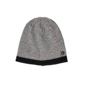 Chapeau d' O  Wave Border Knit Beanie / シャポードオー （BLACK (01)）