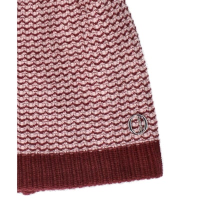 Chapeau d' O  Wave Border Knit Beanie / シャポードオー （PINK (15)）｜詳細画像