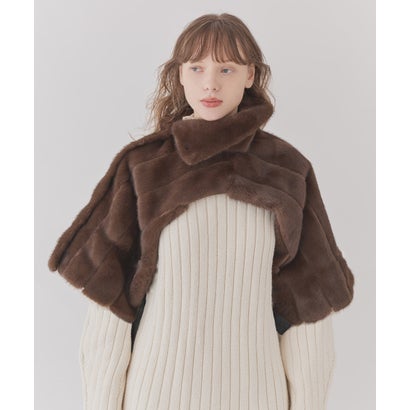 Chapeau d' O  Arrange Fur Vest / シャポードオー （BROWN (91)）｜詳細画像