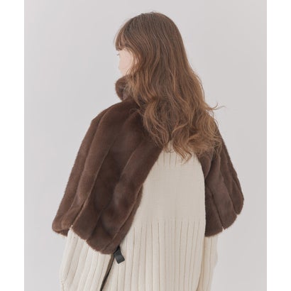 Chapeau d' O  Arrange Fur Vest / シャポードオー （BROWN (91)）｜詳細画像