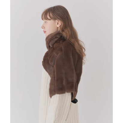 Chapeau d' O  Arrange Fur Vest / シャポードオー （BROWN (91)）｜詳細画像
