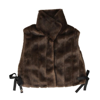Chapeau d' O  Arrange Fur Vest / シャポードオー （BROWN (91)）｜詳細画像