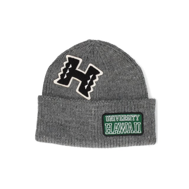 UNIVERSITY OF HAWAII  WAPPEN KNIT WATCH / カレッジ （DK GRAY (02)）