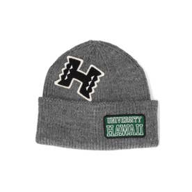 UNIVERSITY OF HAWAII  WAPPEN KNIT WATCH / カレッジ （DK GRAY (02)）
