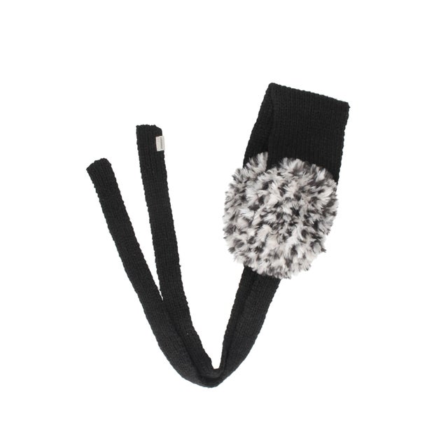 FUR YARN KNIT EAR MUFF SG / （BLACK (01)）