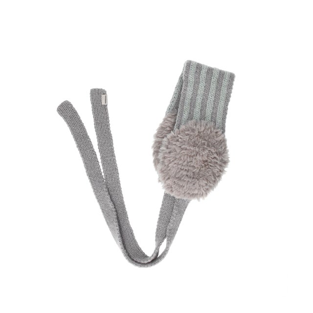FUR YARN KNIT EAR MUFF SG / （GRAY (03)）