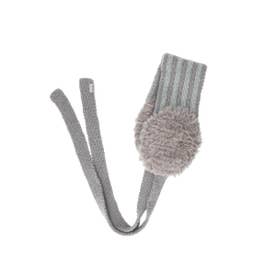 FUR YARN KNIT EAR MUFF SG / （GRAY (03)）
