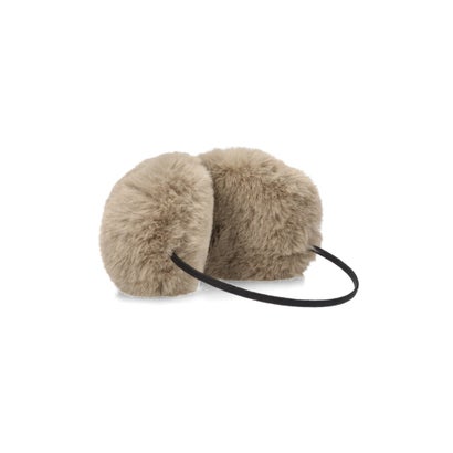 OVERRIDE  FURRY FAKEFUR EARMUFFS / オーバーライド （BEIGE (93)）｜詳細画像