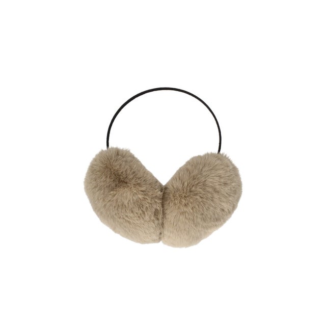 FURRY FAKEFUR EARMUFFS / （BEIGE (93)）