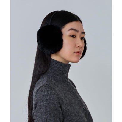 OVERRIDE  FURRY FAKEFUR EARMUFFS / オーバーライド （BLACK (01)）｜詳細画像