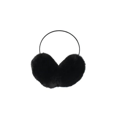 OVERRIDE  FURRY FAKEFUR EARMUFFS / オーバーライド （BLACK (01)）｜詳細画像