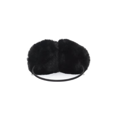 OVERRIDE  FURRY FAKEFUR EARMUFFS / オーバーライド （BLACK (01)）｜詳細画像