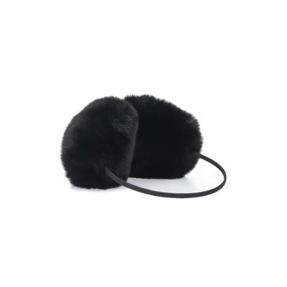 OVERRIDE  FURRY FAKEFUR EARMUFFS / オーバーライド （BLACK (01)）｜詳細画像
