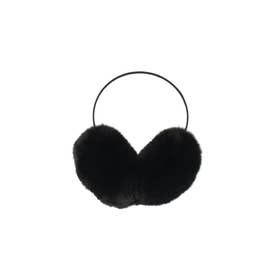 FURRY FAKEFUR EARMUFFS / （BLACK (01)）