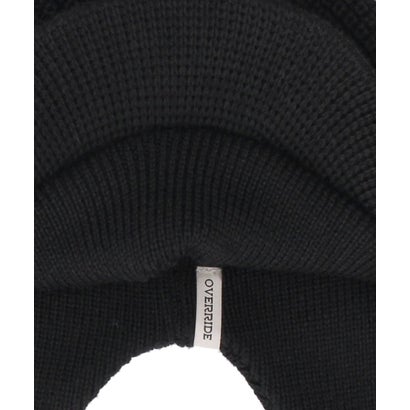 OVERRIDE  WS WOOL KNIT GUIDE CAP / オーバーライド （BLACK (01)）｜詳細画像