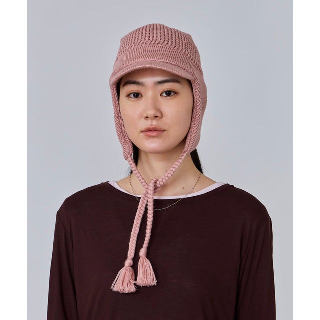 WS WOOL KNIT GUIDE CAP / （PINK (15)）