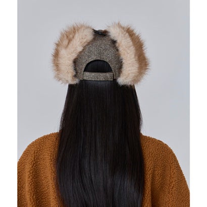 OVERRIDE  REC PILLBOX EARFLAP CAP SG / オーバーライド （BROWN (91)）｜詳細画像