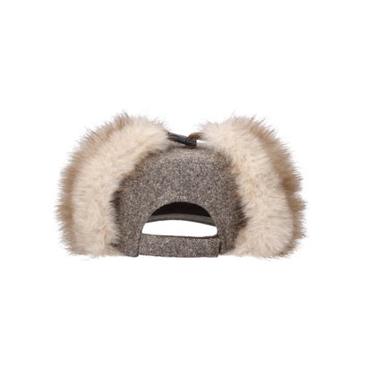 OVERRIDE  REC PILLBOX EARFLAP CAP SG / オーバーライド （BROWN (91)）｜詳細画像