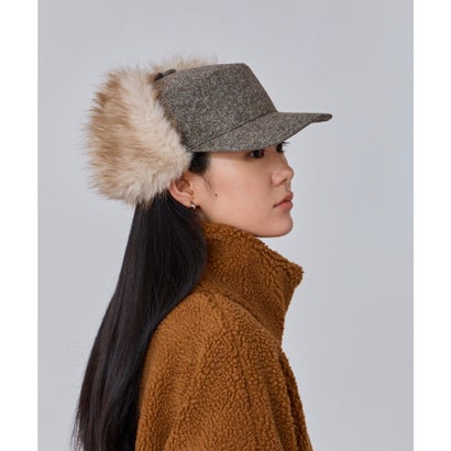 OVERRIDE  REC PILLBOX EARFLAP CAP SG / オーバーライド （BROWN (91)）｜詳細画像