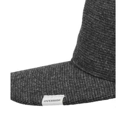 OVERRIDE  REC PILLBOX EARFLAP CAP SG / オーバーライド （BLACK (01)）｜詳細画像