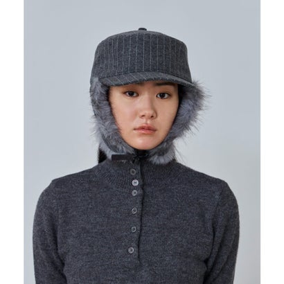 OVERRIDE  REC PILLBOX EARFLAP CAP SG / オーバーライド （GRAY (03)）｜詳細画像