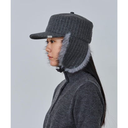 OVERRIDE  REC PILLBOX EARFLAP CAP SG / オーバーライド （GRAY (03)）｜詳細画像