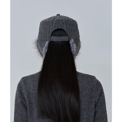 OVERRIDE  REC PILLBOX EARFLAP CAP SG / オーバーライド （GRAY (03)）｜詳細画像
