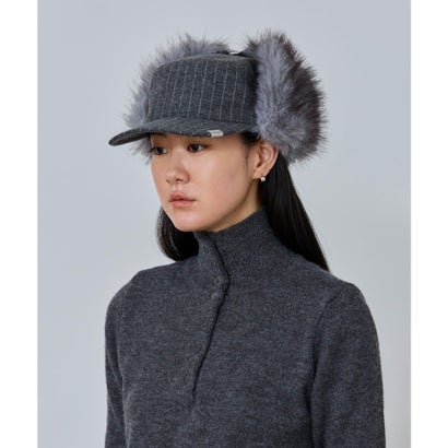 OVERRIDE  REC PILLBOX EARFLAP CAP SG / オーバーライド （GRAY (03)）｜詳細画像