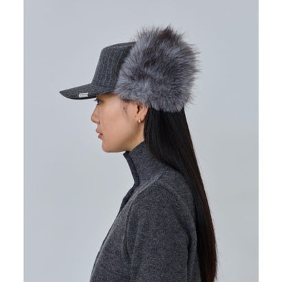 OVERRIDE  REC PILLBOX EARFLAP CAP SG / オーバーライド （GRAY (03)）｜詳細画像