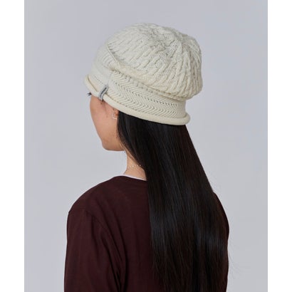 OVERRIDE  KNIT ROULE BEANIE / オーバーライド （WHITE (06)）｜詳細画像