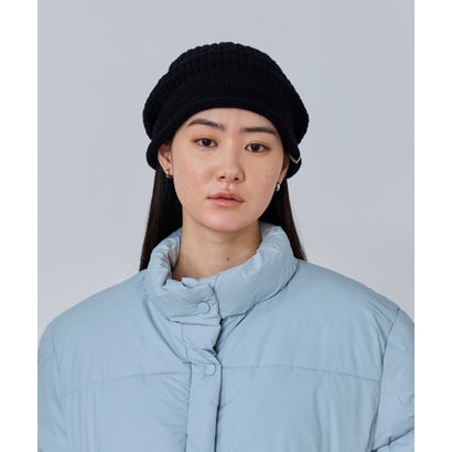 OVERRIDE  KNIT ROULE BEANIE / オーバーライド （BLACK (01)）｜詳細画像