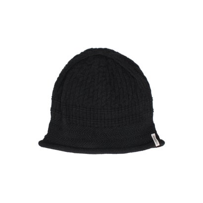 OVERRIDE  KNIT ROULE BEANIE / オーバーライド （BLACK (01)）｜詳細画像