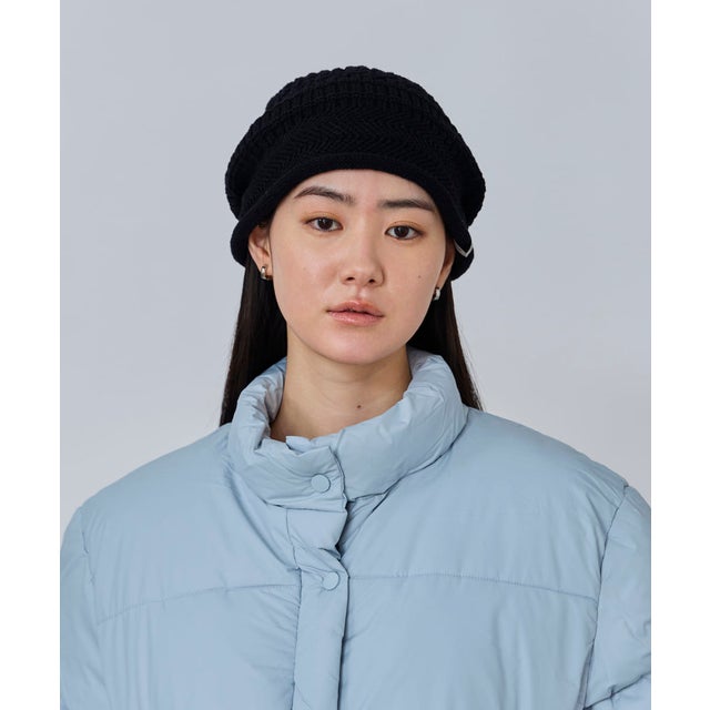 KNIT ROULE BEANIE / （BLACK (01)）