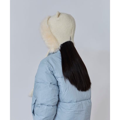 OVERRIDE MEGAFLOOF CAT HOOD SG / オーバーライド （WHITE (06)）｜詳細画像