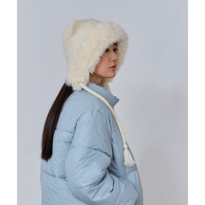 OVERRIDE MEGAFLOOF CAT HOOD SG / オーバーライド （WHITE (06)）｜詳細画像