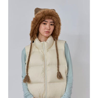 OVERRIDE MEGAFLOOF CAT HOOD SG / オーバーライド （BROWN (91)）｜詳細画像