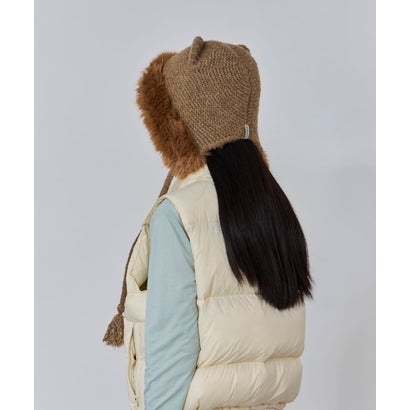 OVERRIDE MEGAFLOOF CAT HOOD SG / オーバーライド （BROWN (91)）｜詳細画像