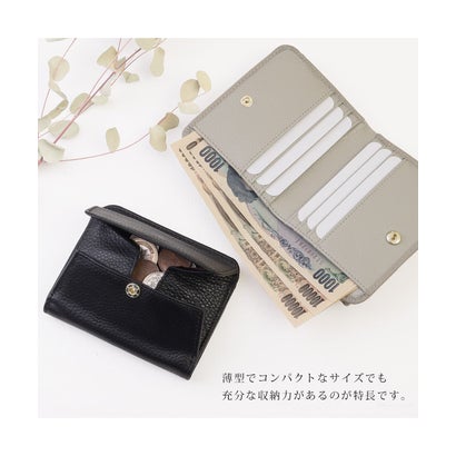 ミニ財布 メンズ レディース 財布 コンパクト財布 ウォレット ミニウォレット コンパクトウォレット 牛革 革 YWー34 （ゴールド）｜詳細画像