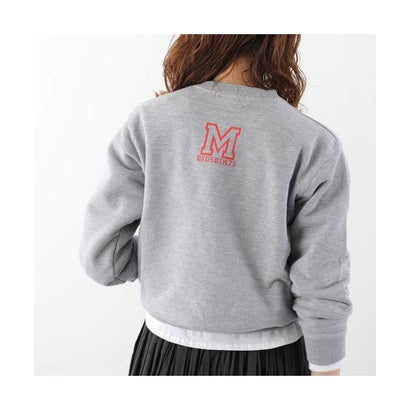 ル・メランジュ Le Melange Le Melange スウェットシャツ 8651004 8651005 長袖 （010/GRAY-グレー）｜詳細画像