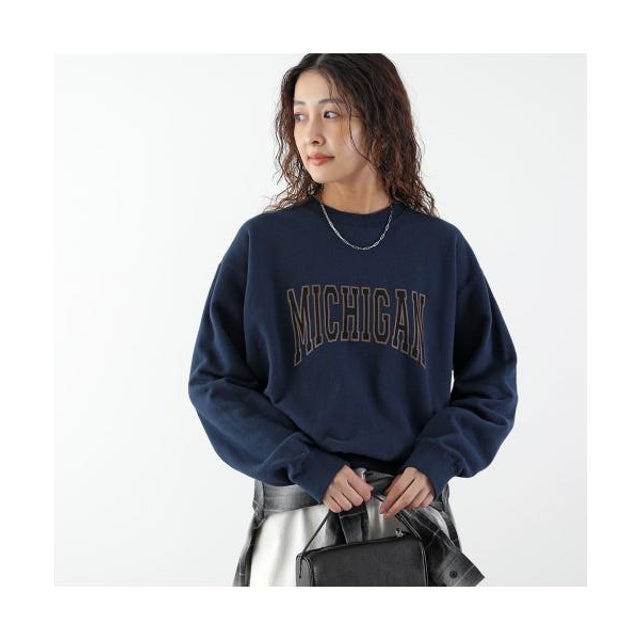 スウェットシャツ 8651004 8651005 長袖 （065/NAVY-ネイビー）