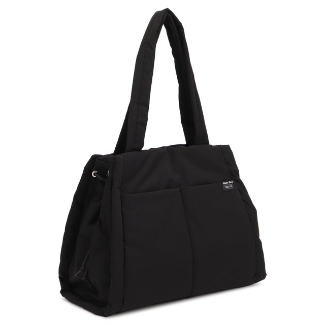 バッグ トートバッグ メンズ レディース 軽い 大きめ 撥水 PUFFLE A4 TOTE BAG LG-G1312 （ブラック）