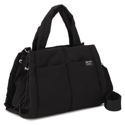 レガート ラルゴ Legato Largo バッグ トートバッグ メンズ レディース 軽い 大きめ 撥水 PUFFLE 2WAY TOTE BAG LG-G1311 （ブラック）｜詳細画像