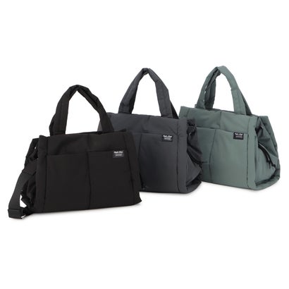 レガート ラルゴ Legato Largo バッグ トートバッグ メンズ レディース 軽い 大きめ 撥水 PUFFLE 2WAY TOTE BAG LG-G1311 （グレーベージュ）｜詳細画像