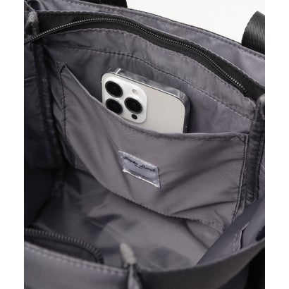 ミニトートバッグ A5対応 2WAY 撥水 軽量 9L 広マチ 10ポケット ファスナー開閉 自立 手持ち 肩掛け 斜め掛け 通勤 旅行対応 （ネイビー）｜詳細画像