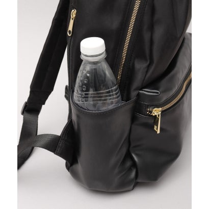 レガート ラルゴ Legato Largo リュック A4対応 軽量 撥水 9.5L 10ポケット クイックアクセスポケット クッションショルダー 背面クッション 通勤 通学 旅行対応 （ブラック）｜詳細画像