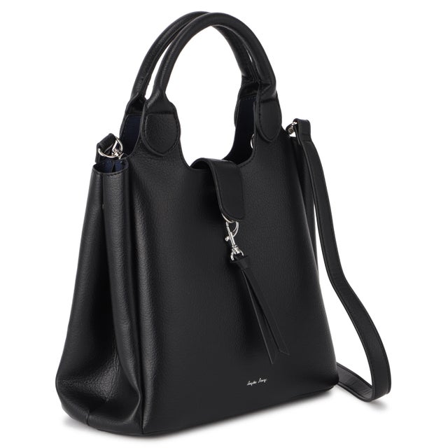 バッグ トートバッグ ショルダーバッグ レディース 斜めがけ 大人 軽量 大きめ HOPPING 2WAY TOTE BAG LG-D1642 （ブラック）
