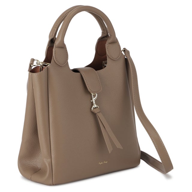 バッグ トートバッグ ショルダーバッグ レディース 斜めがけ 大人 軽量 大きめ HOPPING 2WAY TOTE BAG LG-D1642 （グレーベージュ）