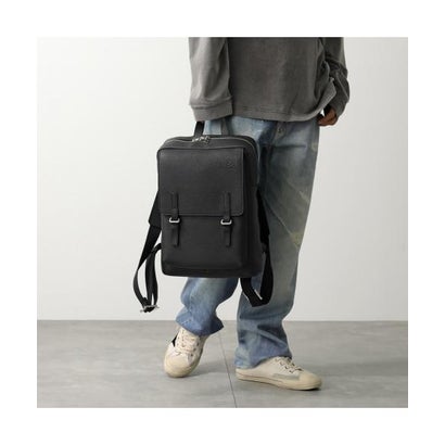 ロエベ LOEWE LOEWE バックパック B553J18X04 ミリタリー アナグラム （1100/BLACK/ブラック）｜詳細画像