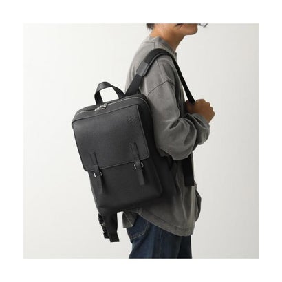 ロエベ LOEWE LOEWE バックパック B553J18X04 ミリタリー アナグラム （1100/BLACK/ブラック）｜詳細画像